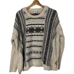 cabi Chalet Pullover Oversized Sweater #4410 Size Large Z3